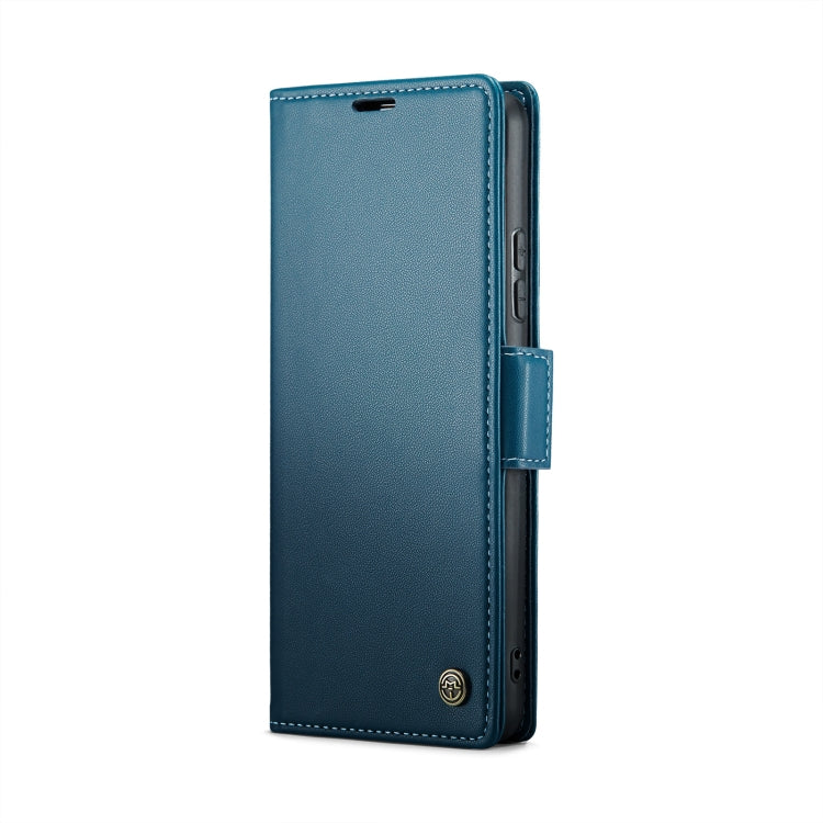 For Redmi 13 CaseMe 023 Butterfly Buckle Litchi Texture RFID Anti-theft Leather Phone Case(Blue) - Redmi 13 Cases by CaseMe | Online Shopping South Africa | PMC Jewellery | Buy Now Pay Later Mobicred