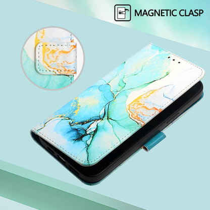 For Redmi K70 Ultra 5G Global PT003 Marble Pattern Flip Leather Phone Case(Green) - Xiaomi Cases by PMC Jewellery | Online Shopping South Africa | PMC Jewellery | Buy Now Pay Later Mobicred