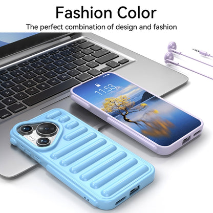 For Huawei Pura 70 Pro Capsule Series Candy Color TPU Phone Case(Blue) - Huawei Cases by PMC Jewellery | Online Shopping South Africa | PMC Jewellery | Buy Now Pay Later Mobicred