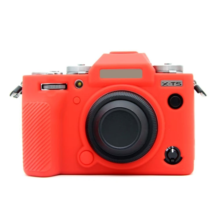 For FUJIFILM X-T5 Soft Silicone Protective Case(Red) - Protective Case by PMC TechLife | Online Shopping South Africa | PMC TechLife | Buy Now Pay Later Mobicred