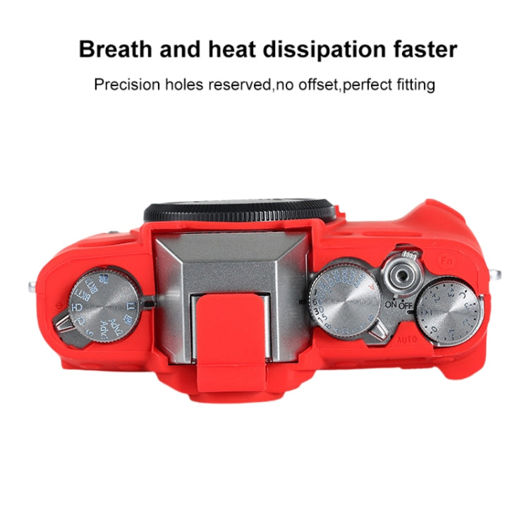 For FUJIFILM X-T30 II Soft Silicone Protective Case(Red) - Protective Case by PMC TechLife | Online Shopping South Africa | PMC TechLife | Buy Now Pay Later Mobicred