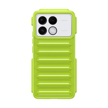 For Redmi K70 Capsule Series Candy Color TPU Phone Case(Green) - K70 Cases by PMC Jewellery | Online Shopping South Africa | PMC Jewellery | Buy Now Pay Later Mobicred