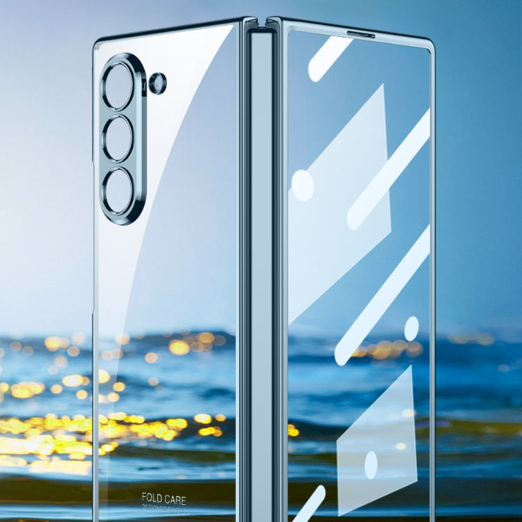 For Samsung Galaxy Z Fold6 GKK Integrated Electroplating Phantom Full Coverage Phone Case(Black) - free shipping - PMC Jewellery - Order now!