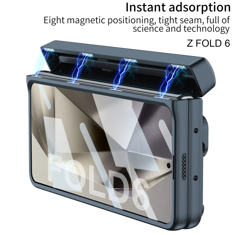 For Samsung Galaxy Z Fold6 GKK Integrated Folding Alloy Shell PC Phone Case with Pen Box, Not Included Pen(Mountain Gray) - Galaxy Z Fold6 5G Cases by GKK | Online Shopping South Africa | PMC Jewellery | Buy Now Pay Later Mobicred