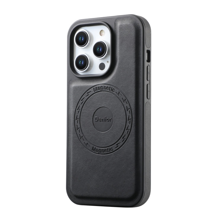 For iPhone 16 Plus Denior A13 Skin Feel MagSafe Phone Case(Black) - free shipping - PMC Jewellery - Order now!
