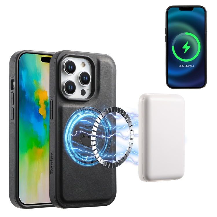 For iPhone 16 Pro Denior A13 Skin Feel MagSafe Phone Case(Black) - iPhone 16 Pro Cases by Denior | Online Shopping South Africa | PMC Jewellery | Buy Now Pay Later Mobicred