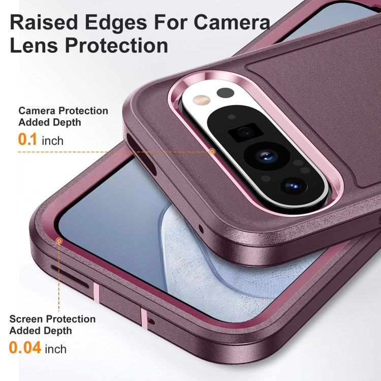 For Google Pixel 9 Life Waterproof Rugged PC + Silicone Phone Case(Purple + Pink) - Google Cases by PMC TechLife | Online Shopping South Africa | PMC TechLife | Buy Now Pay Later Mobicred