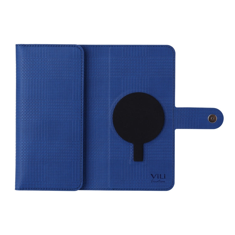 For Samsung Galaxy S24 5G ViLi GHB-C Series RFID MagSafe Magnetic Flip Leather Phone Case(Blue) - Galaxy S24 5G Cases by ViLi | Online Shopping South Africa | PMC Jewellery | Buy Now Pay Later Mobicred