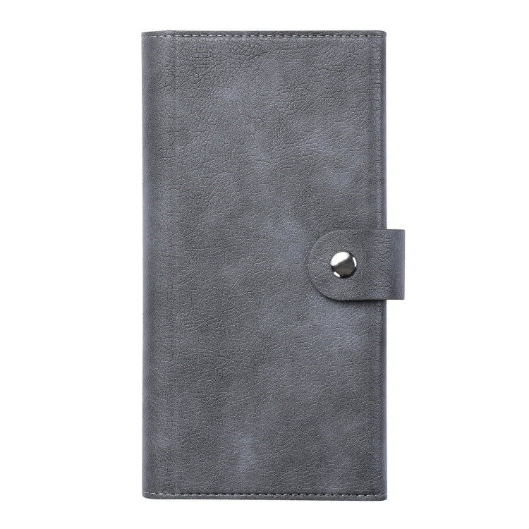 For iPhone 16 Pro ViLi GVA Series MagSafe Magnetic RFID Leather Phone Case(Grey) - iPhone 16 Pro Cases by ViLi | Online Shopping South Africa | PMC Jewellery | Buy Now Pay Later Mobicred