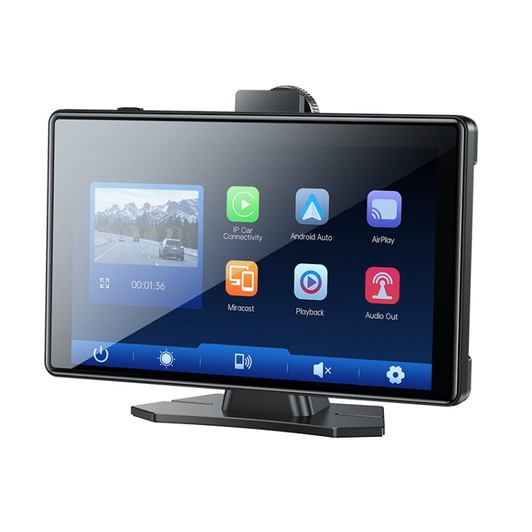 Yesido KM18 9 inch Center Console CarPlay Portable Car Video Navigation with Driving Recorder(Black) - Car MP3 & MP4 & MP5 by Yesido | Online Shopping South Africa | PMC Jewellery | Buy Now Pay Later Mobicred