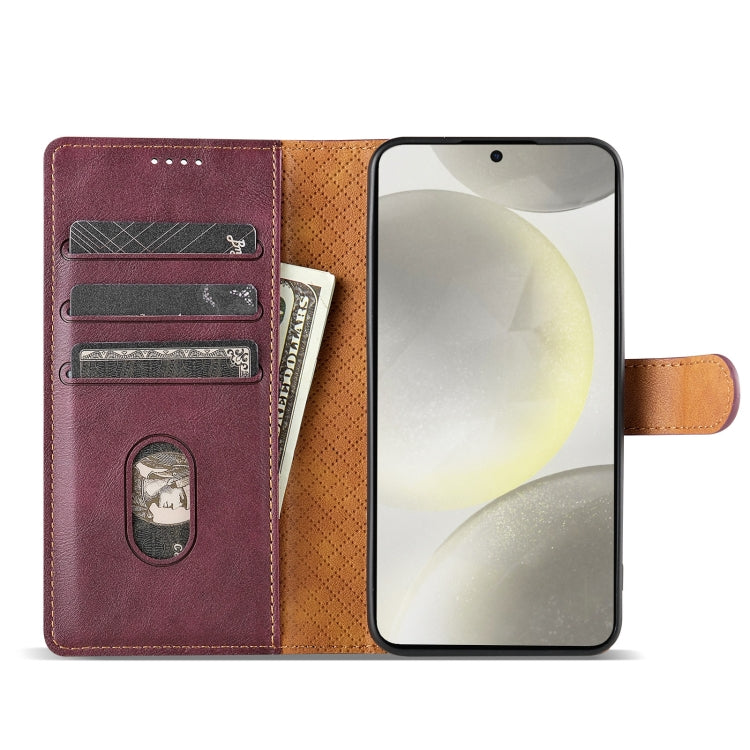 For Huawei Pura 70 Ultra N.BEKUS CSJ-P1 Solid Color Leather Phone Case(Wine Red) - Huawei Cases by N.BEKUS | Online Shopping South Africa | PMC Jewellery | Buy Now Pay Later Mobicred