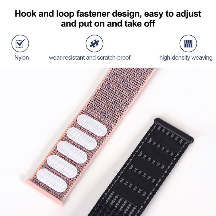 For Samsung Galaxy Watch Ultra 47mm Plastic Connector Nylon Loop Watch Band(Indigo Blue) - Watch Bands by PMC Jewellery | Online Shopping South Africa | PMC Jewellery | Buy Now Pay Later Mobicred