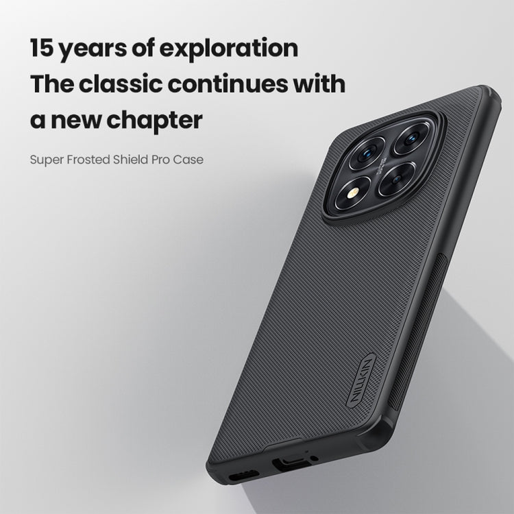 For Redmi Note 14 Pro+ 5G NILLKIN Frosted Shield Pro PC + TPU Phone Case(Blue) - free shipping - PMC Jewellery - Order now!