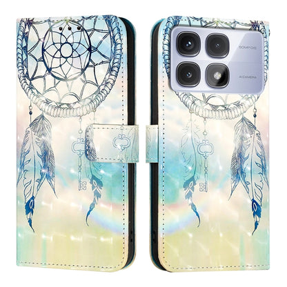 For Redmi K70 Ultra 5G Global 3D Painting Horizontal Flip Leather Phone Case(Dream Wind Chimes) - Xiaomi Cases by PMC Jewellery | Online Shopping South Africa | PMC Jewellery | Buy Now Pay Later Mobicred