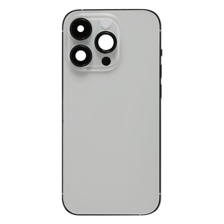 For iPhone 14 Pro Battery Back Cover Assembly, Version:CE EU Version(Silver) - Back Cover by PMC Jewellery | Online Shopping South Africa | PMC Jewellery | Buy Now Pay Later Mobicred