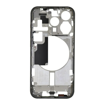 For iPhone 15 Pro Middle Frame Bezel Plate with Side Keys + Card Tray, Version:US Version(Black) - LCD Related Parts by PMC Jewellery | Online Shopping South Africa | PMC Jewellery | Buy Now Pay Later Mobicred