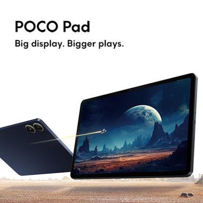 [HK Warehouse] Xiaomi Poco Pad 12.1 inch Tablet PC Global, 8GB+256GB, HyperOS Qualcomm Snapdragon 7s Gen2 Octa Core, 10000mAh Battery(Gray) - Other by Xiaomi | Online Shopping South Africa | PMC Jewellery | Buy Now Pay Later Mobicred