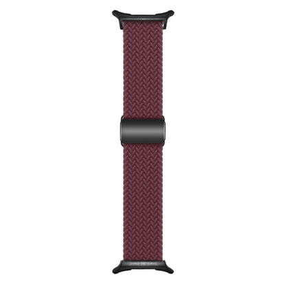 For Samsung Galaxy Watch Ultra 47mm Nylon Loop Magnetic Buckle Watch Band(Wine Red) - Watch Bands by PMC Jewellery | Online Shopping South Africa | PMC Jewellery | Buy Now Pay Later Mobicred