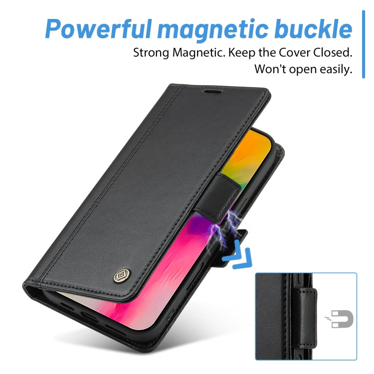 For iPhone 16 Pro Max LC.IMEEKE Skin-friendly Card Slots Leather Phone Case(Black) - free shipping - PMC TechLife - Order now!