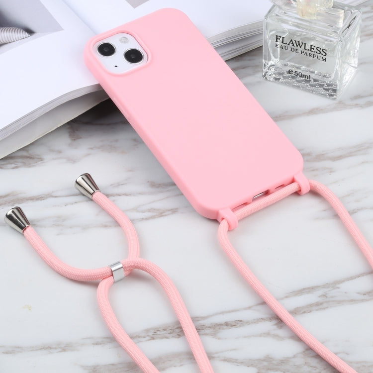 For iPhone 16 Pro Max Candy Colors TPU Protective Phone Case with Lanyard(Pink) - iPhone 16 Pro Max Cases by PMC TechLife | Online Shopping South Africa | PMC TechLife | Buy Now Pay Later Mobicred