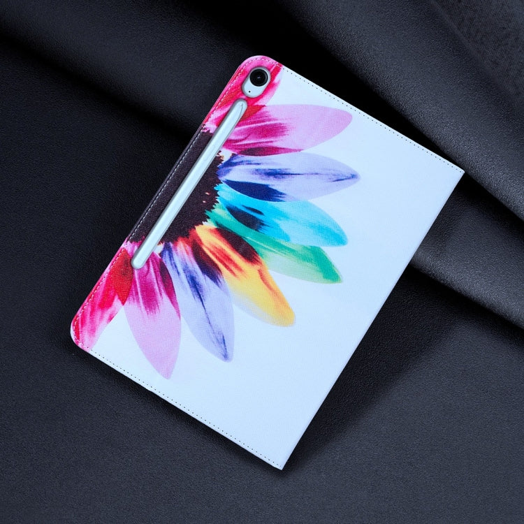 For Samsung Galaxy Tab S9 / S9 FE Colored Drawing Leather Tablet Case(Sun Flower) - free shipping - PMC Jewellery - Order now!