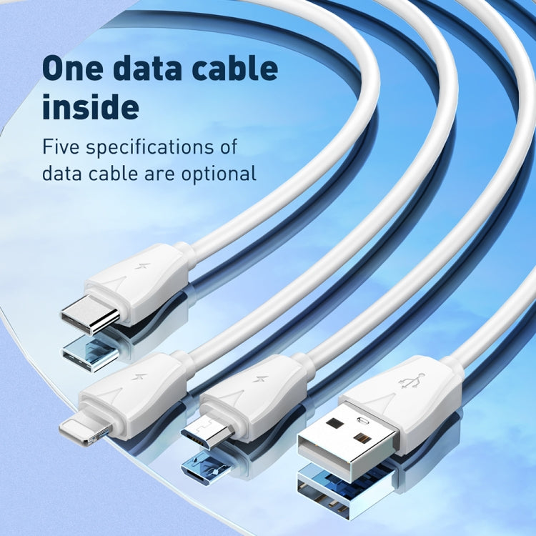 LDNIO Q334 32W Type-C + Dual USB Port Charger with 1m USB-C / Type-C to USB-C / Type-C Data Cable, Plug Type:US Plug(White) - free shipping - PMC Jewellery - Order now!