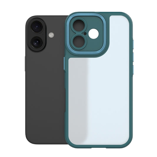 For iPhone 16 Bodyguard Micro Matte PC Hybrid TPU Phone Case(Green) - iPhone 16 Cases by PMC Jewellery | Online Shopping South Africa | PMC Jewellery | Buy Now Pay Later Mobicred