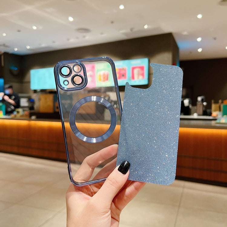 For iPhone 16 Pro Electroplating Pure Color Glitter Powder MagSafe Phone Case(Sierra Blue) - iPhone 16 Pro Cases by PMC Jewellery | Online Shopping South Africa | PMC Jewellery | Buy Now Pay Later Mobicred