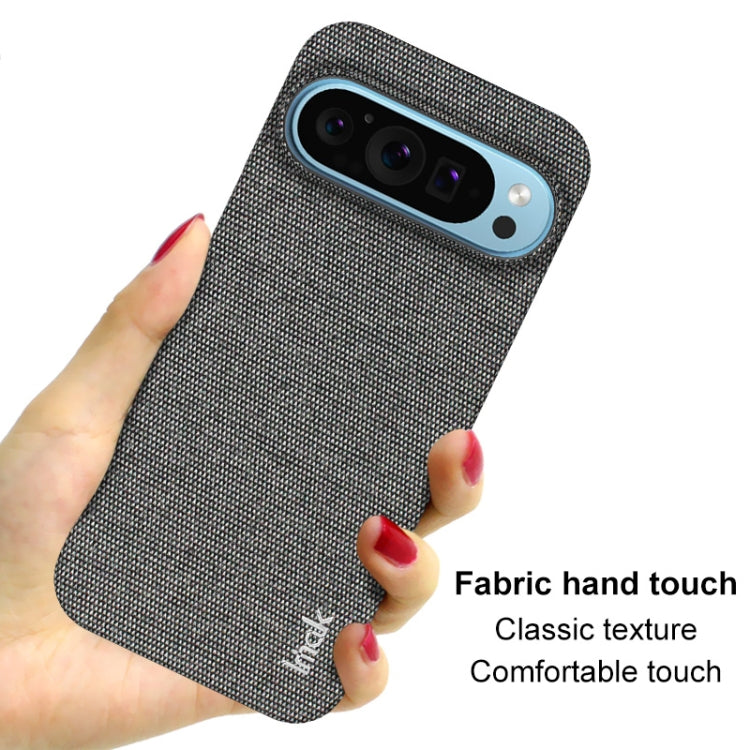 For Google Pixel 9 Pro XL imak Ruiyi Series Cloth Texture PU + PC Phone Case(Dark Grey) - Google Cases by imak | Online Shopping South Africa | PMC Jewellery | Buy Now Pay Later Mobicred