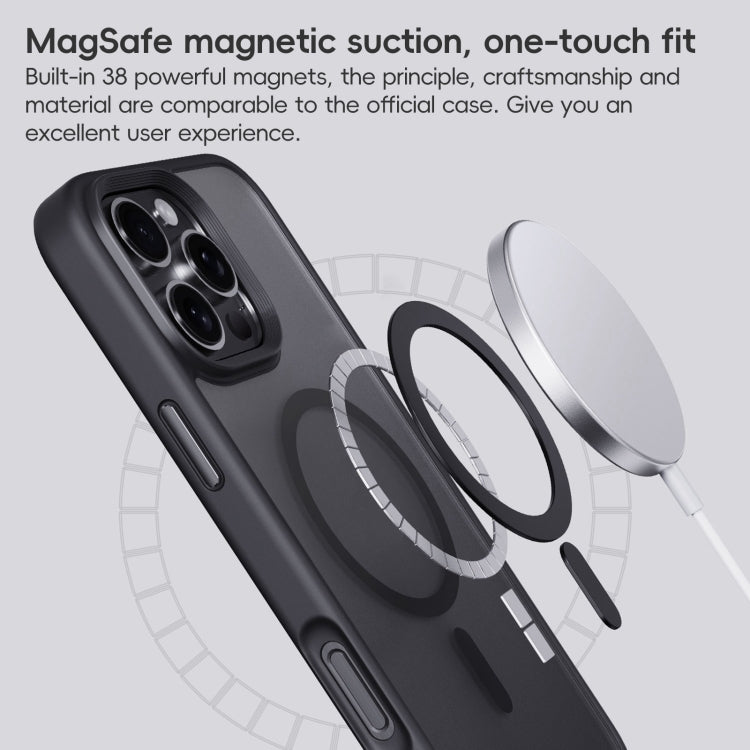 For iPhone 16 Frosted MagSafe Magnetic Phone Case(White) - iPhone 16 Cases by PMC Jewellery | Online Shopping South Africa | PMC Jewellery | Buy Now Pay Later Mobicred