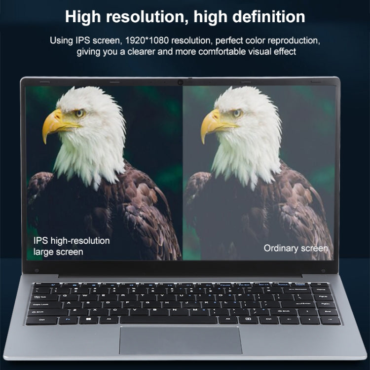 14 inch Windows 11 Laptop, 8GB+256GB, Gen 4th Intel Core i3 CPU, 180 Degree Rotation Axis(Silver) - Others by PMC Jewellery | Online Shopping South Africa | PMC Jewellery | Buy Now Pay Later Mobicred