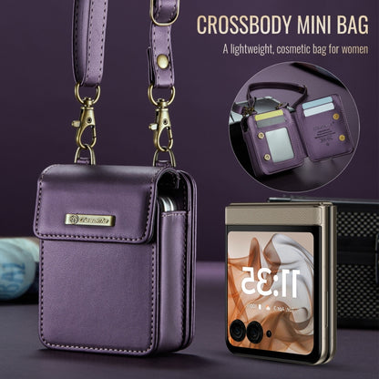 For Motorola Razr Series CaseMe Me50 Mini Lanyard Universal Bag(Purple) - Motorola Cases by CaseMe | Online Shopping South Africa | PMC Jewellery | Buy Now Pay Later Mobicred