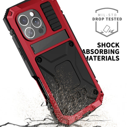 For iPhone 16 Pro Max R-JUST Life Waterproof Dustproof Shockproof Phone Case(Red) - iPhone 16 Pro Max Cases by R-JUST | Online Shopping South Africa | PMC Jewellery | Buy Now Pay Later Mobicred