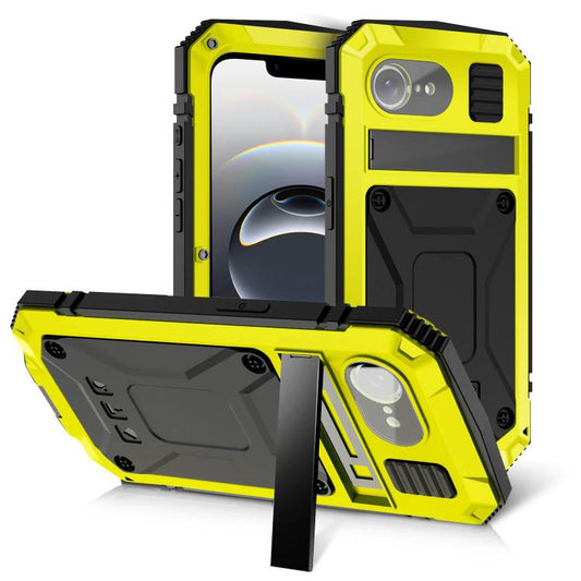 For iPhone 16e R-JUST Life Waterproof Dustproof Shockproof Phone Case(Yellow) - iPhone 16e Cases by R-JUST | Online Shopping South Africa | PMC Jewellery | Buy Now Pay Later Mobicred