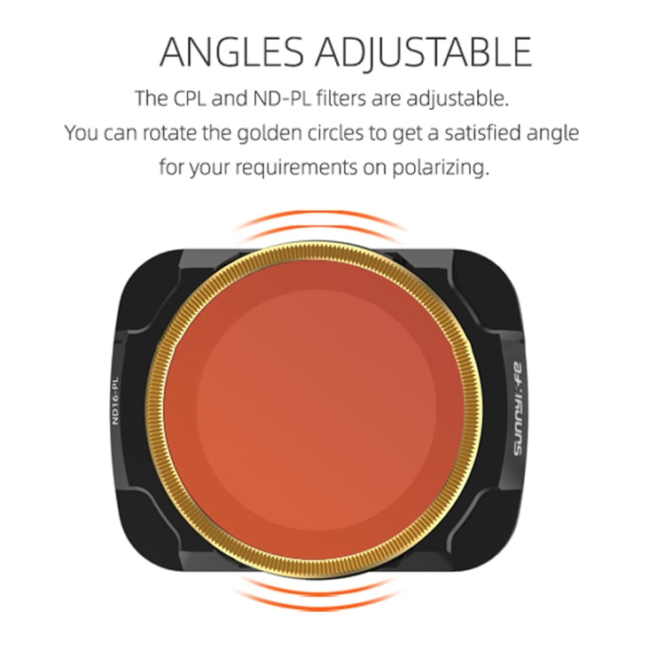 Sunnylife AIR2-FI9282 For DJI Mavic Air 2 ND16-PL Coating Film Lens Filter - Mavic Lens Filter by Sunnylife | Online Shopping South Africa | PMC Jewellery | Buy Now Pay Later Mobicred