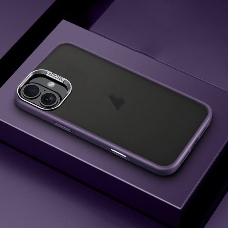 For iPhone 16 Plus SULADA Skin Feel Matte Shockproof Phone Case(Purple) - free shipping - PMC Jewellery - Order now!