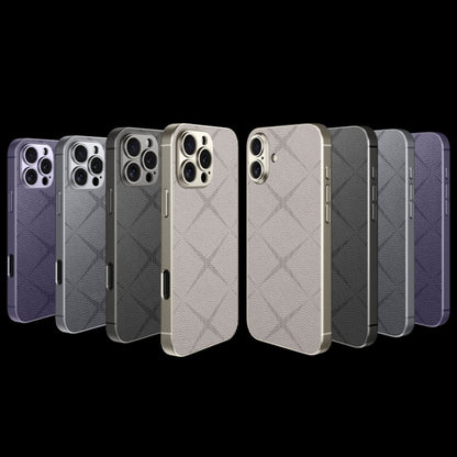 For iPhone 16 Pro GKK Asterism Metal Paint Skin Feel Leather Full Coverage Phone Case(Mountain Gray) - iPhone 16 Pro Cases by GKK | Online Shopping South Africa | PMC Jewellery | Buy Now Pay Later Mobicred