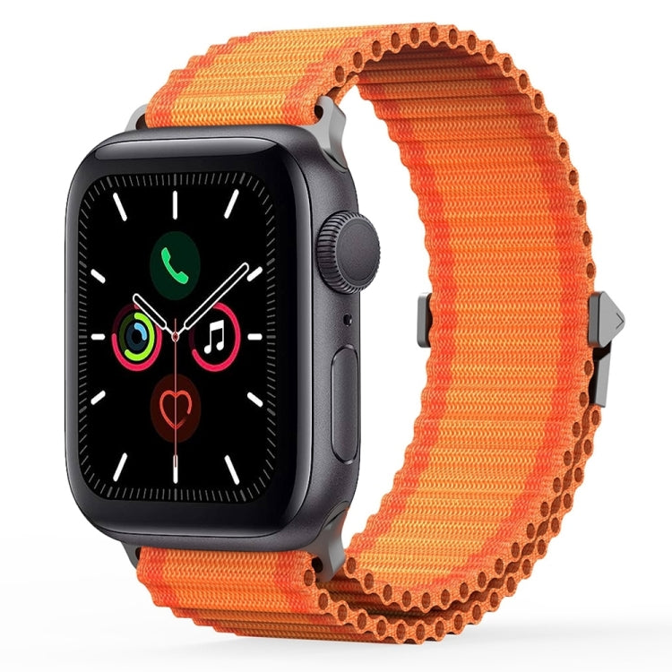 For Apple Watch Series 5 40mm DUX DUCIS YC Series Ocean Nylon Watch Band(Orange) - Watch Bands by DUX DUCIS | Online Shopping South Africa | PMC Jewellery | Buy Now Pay Later Mobicred