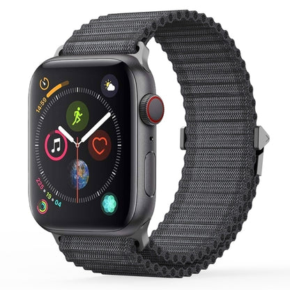 For Apple Watch Series 4 40mm DUX DUCIS YC Series Ocean Nylon Watch Band(Dark Grey) - Watch Bands by DUX DUCIS | Online Shopping South Africa | PMC Jewellery | Buy Now Pay Later Mobicred