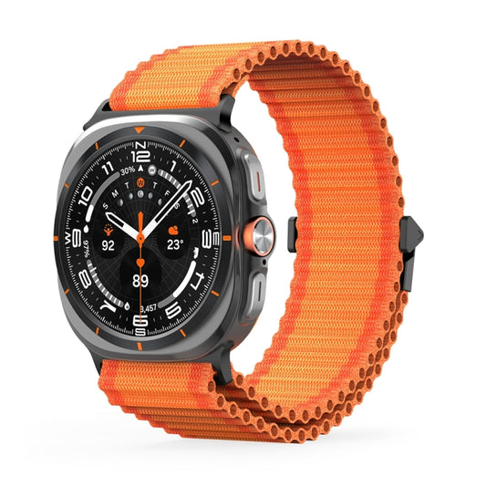 For Samsung Galaxy Watch Ultra 47mm DUX DUCIS YC Series Ocean Nylon Watch Band(Orange) - Watch Bands by DUX DUCIS | Online Shopping South Africa | PMC Jewellery | Buy Now Pay Later Mobicred