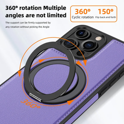 For iPhone 16 Plus Yashi 360 Degree Rotating MagSafe Holder Phone Case(Purple) - iPhone 16 Plus Cases by PMC Jewellery | Online Shopping South Africa | PMC Jewellery | Buy Now Pay Later Mobicred