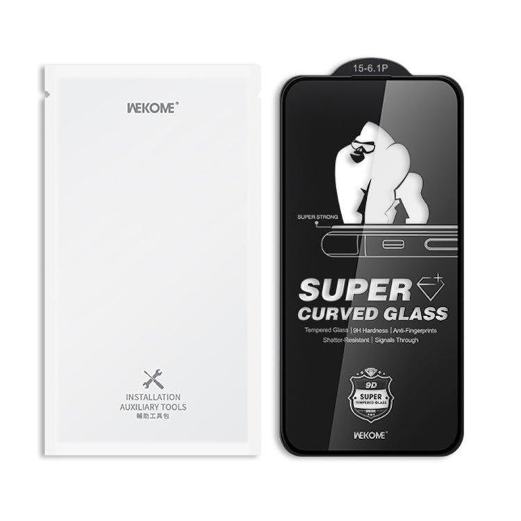 For iPhone 16 Pro WK WTP-092 King Kong 6D Curved 28 Degree Privacy Tempered Glass Film - iPhone 16 Pro Tempered Glass by WK | Online Shopping South Africa | PMC Jewellery | Buy Now Pay Later Mobicred