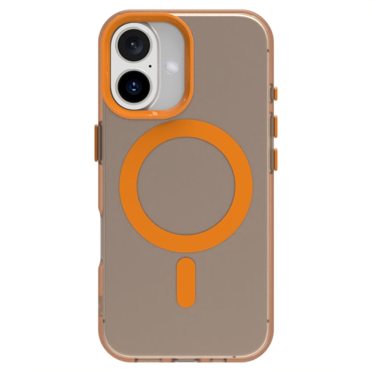 For iPhone 16 Plus Candy Magsafe PC Hybrid TPU Phone Case(Orange) - free shipping - PMC Jewellery - Order now!