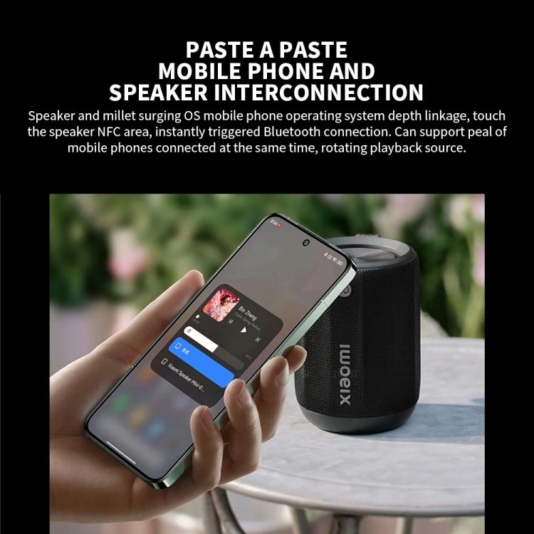 Xiaomi Bluetooth Speaker Mini Support NFC Connection(Black) - Desktop Speaker by Xiaomi | Online Shopping South Africa | PMC Jewellery | Buy Now Pay Later Mobicred