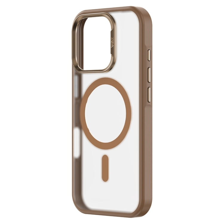 For iPhone 16 Pro ZGA Magsafe Frosted PC Hybrid TPU Phone Case(Gold) - iPhone 16 Pro Cases by ZGA | Online Shopping South Africa | PMC Jewellery | Buy Now Pay Later Mobicred