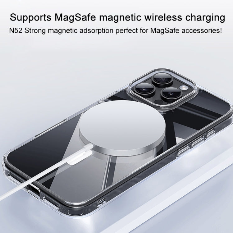 For iPhone 16 Pro TGVIS LEN Series MagSafe Magnetic Phone Case(Transparent) - iPhone 16 Pro Cases by TGVIS | Online Shopping South Africa | PMC Jewellery | Buy Now Pay Later Mobicred