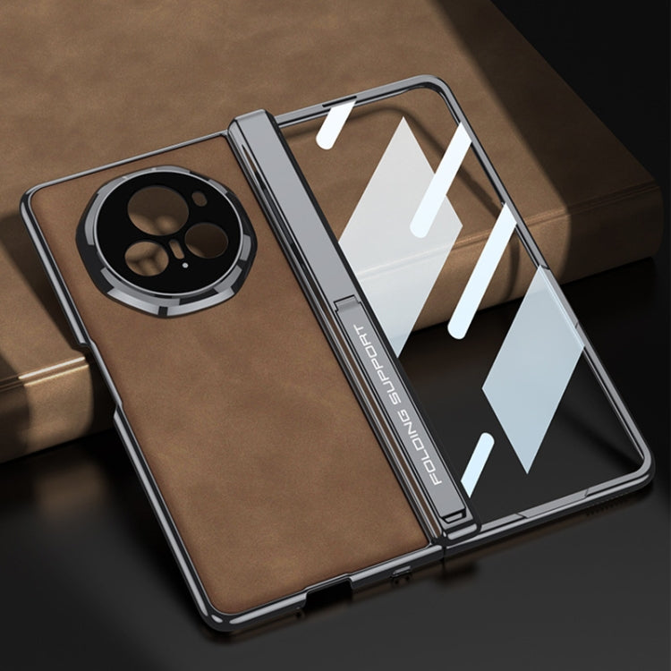 For Honor Magic Vs3 GKK Integrated Magnetic Fold Hinge Leather Shockproof Phone Case(Matte Green) - free shipping - PMC Jewellery - Order now!