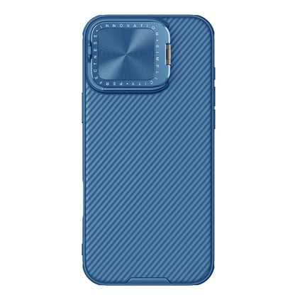 For iPhone 16 Pro NILLKIN CamShield Prop MagSafe Magnetic PC Phone Case(Blue) - iPhone 16 Pro Cases by NILLKIN | Online Shopping South Africa | PMC Jewellery | Buy Now Pay Later Mobicred