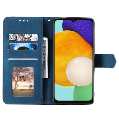 For Samsung Galaxy S25+ 5G Nail Skin Feel Stitching Calf Texture Leather Phone Case(Blue) - Galaxy S25+ 5G Cases by PMC Jewellery | Online Shopping South Africa | PMC Jewellery | Buy Now Pay Later Mobicred