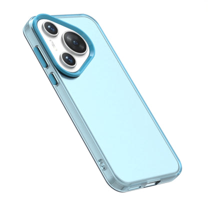 For Huawei Pura 70 Pro Candy PC Hybrid TPU Shockproof Phone Case(Blue) - Huawei Cases by PMC Jewellery | Online Shopping South Africa | PMC Jewellery | Buy Now Pay Later Mobicred